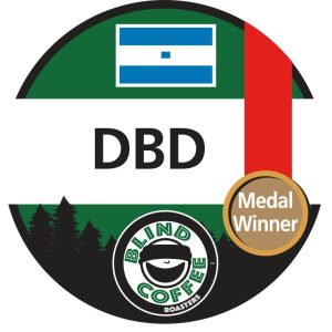 DBD Icon with Blind Coffee logo and Salvadoran flag